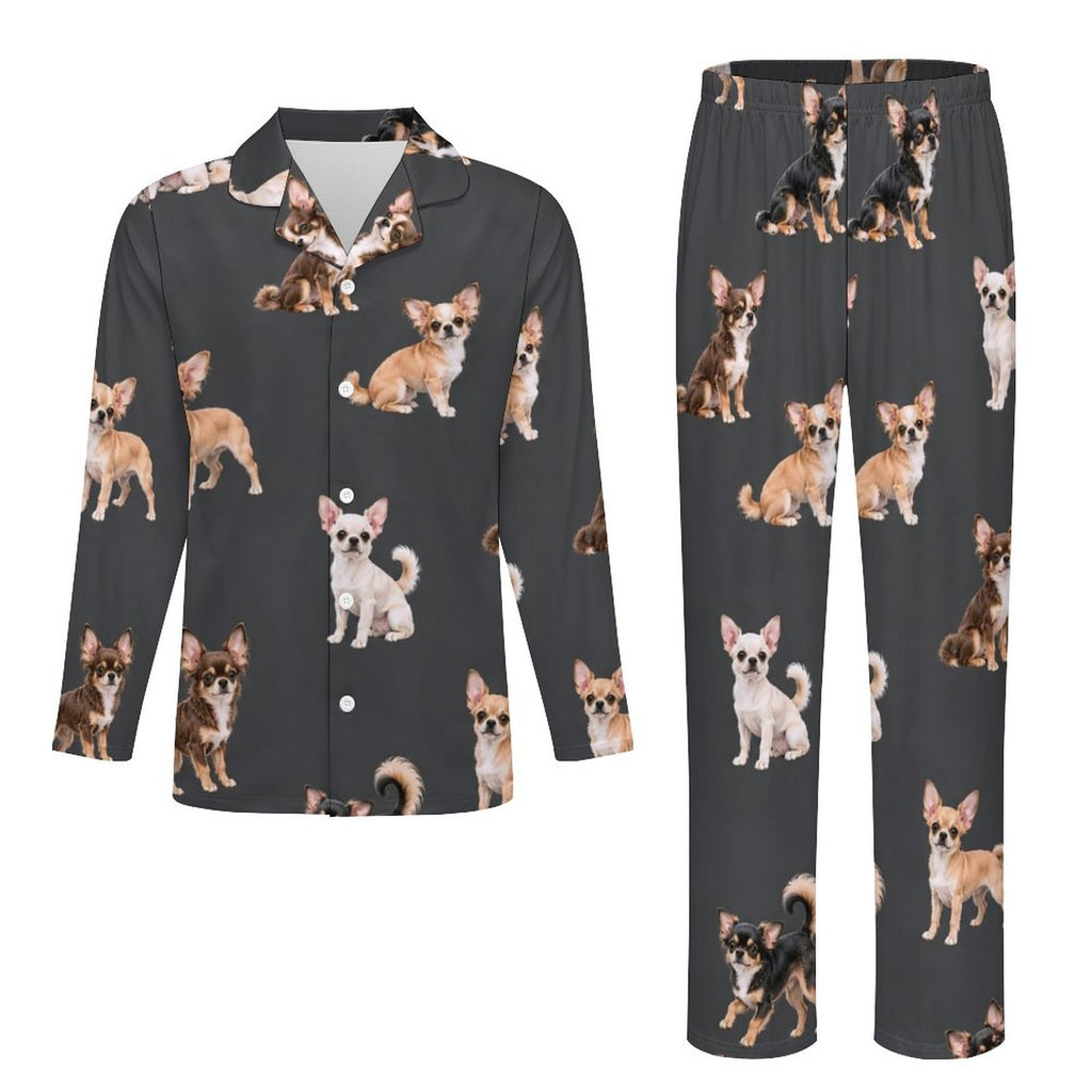 180gsm Long Sleeve Kid Pajama Set(All-Over Printing)