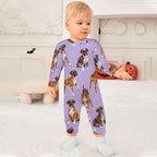 Dog Lover, Pet Owner, Cotton Long Sleeve Infant Bodysuit (All-Over Printing)