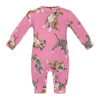 Dog Lover, Pet Owner, Cotton Long Sleeve Infant Bodysuit (All-Over Printing)