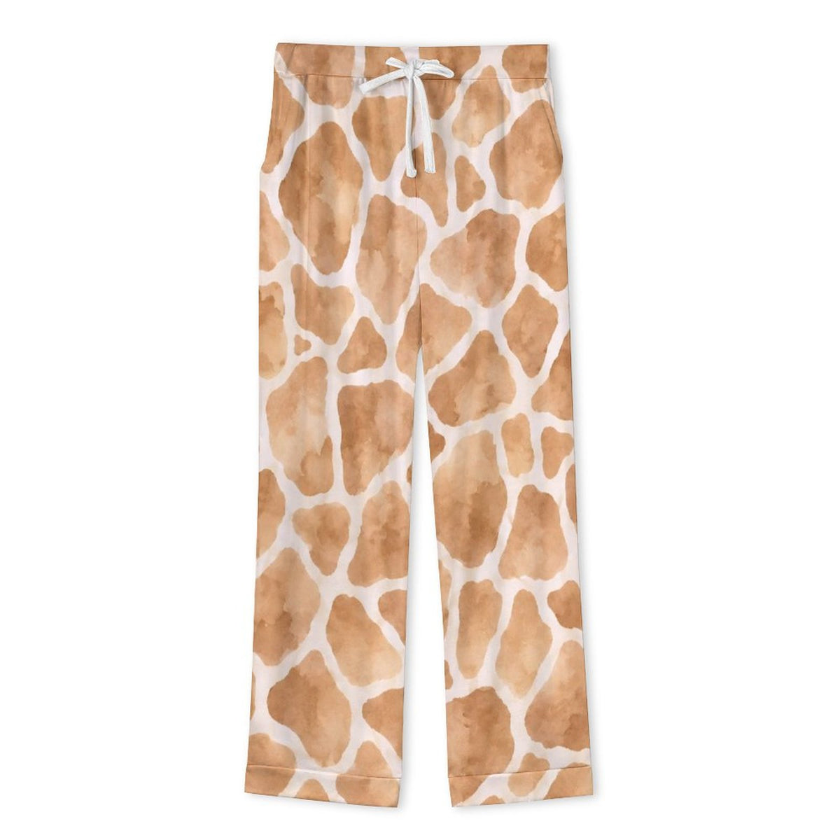 Giraffe print, Women's Cuban Collar Pajama Set
