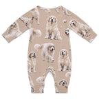 Dog Lover, Pet Owner, Cotton Long Sleeve Infant Bodysuit (All-Over Printing)