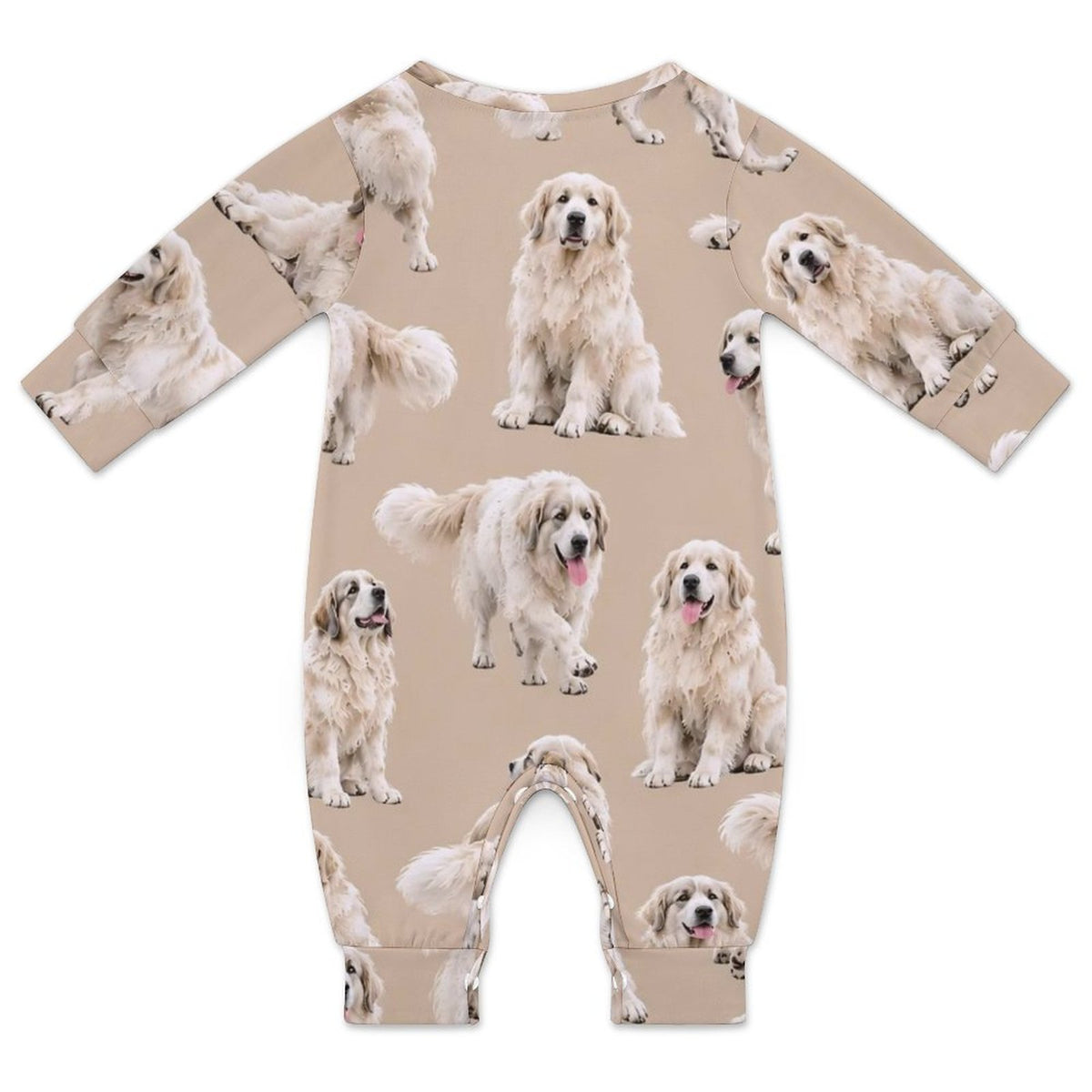 Dog Lover, Pet Owner, Cotton Long Sleeve Infant Bodysuit (All-Over Printing)