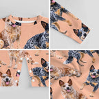 Dog Lover, Pet Owner, Cotton Long Sleeve Infant Bodysuit (All-Over Printing)