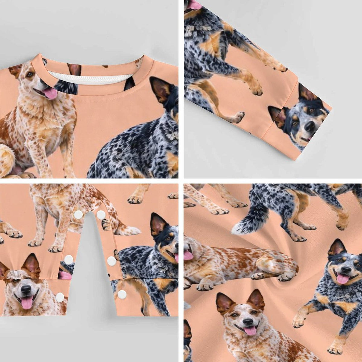 Dog Lover, Pet Owner, Cotton Long Sleeve Infant Bodysuit (All-Over Printing)