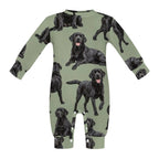 Dog Lover, Pet Owner, Cotton Long Sleeve Infant Bodysuit (All-Over Printing)