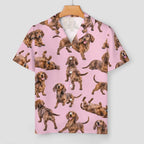 Women's Satin Cuban Collar Pajama Set(All-Over Printing)