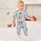 Dog Lover, Pet Owner, Cotton Long Sleeve Infant Bodysuit (All-Over Printing)