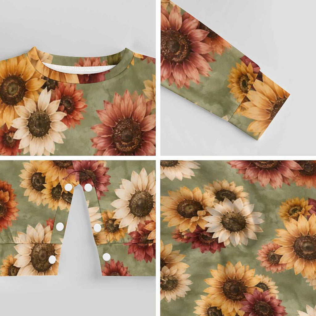 Cotton Long Sleeve Infant Bodysuit (All-Over Printing)