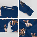 Dog Lover, Pet Owner, Cotton Long Sleeve Infant Bodysuit (All-Over Printing)