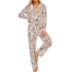 200gsm V-Neck Pajama Set(All-Over Printing)