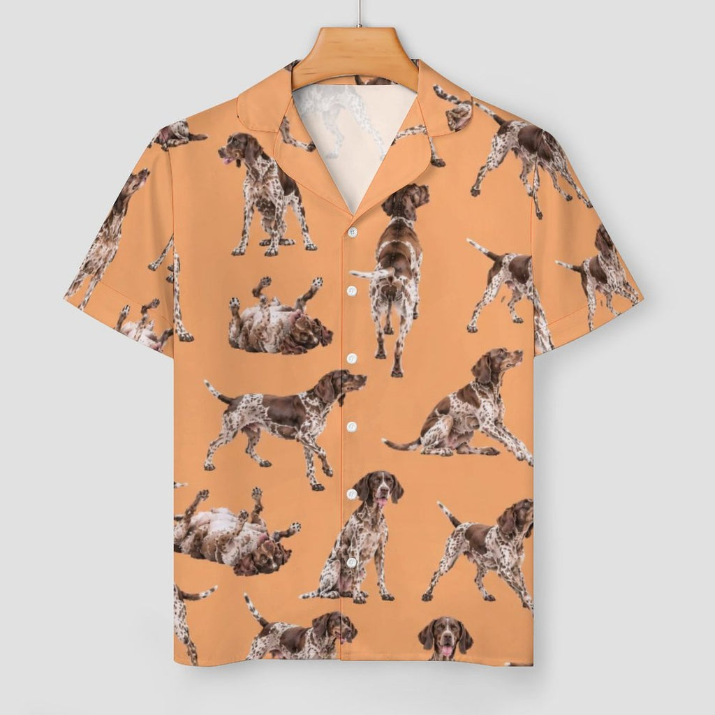 Women's Satin Cuban Collar Pajama Set(All-Over Printing)