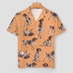 Women's Satin Cuban Collar Pajama Set(All-Over Printing)