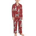 Dog Lover, Pet Owner,  Long Sleeve Kid Pajama Set(All-Over Printing)