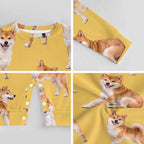 Dog Lover, Pet Owner, Cotton Long Sleeve Infant Bodysuit (All-Over Printing)