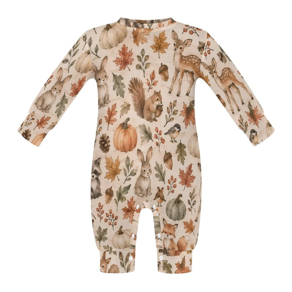 Cotton Long Sleeve Infant Bodysuit (All-Over Printing)