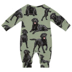 Dog Lover, Pet Owner, Cotton Long Sleeve Infant Bodysuit (All-Over Printing)