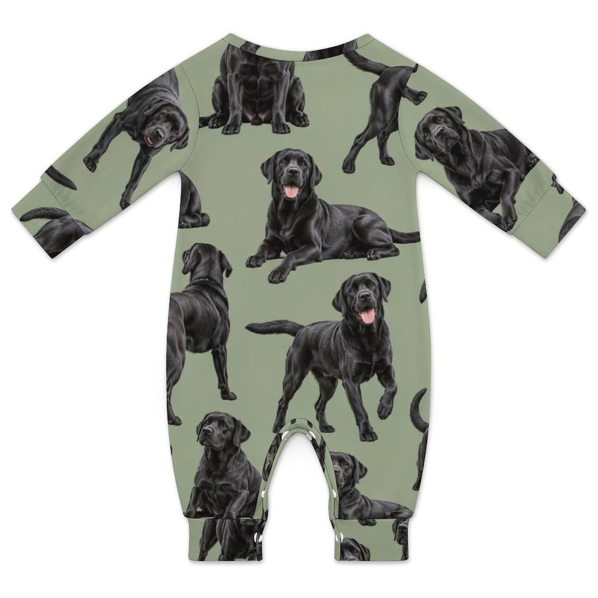 Dog Lover, Pet Owner, Cotton Long Sleeve Infant Bodysuit (All-Over Printing)