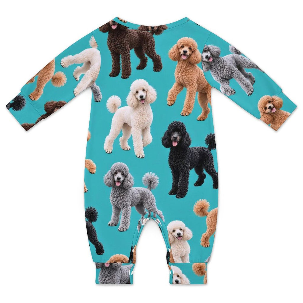 Dog Lover, Pet Owner, Cotton Long Sleeve Infant Bodysuit (All-Over Printing)