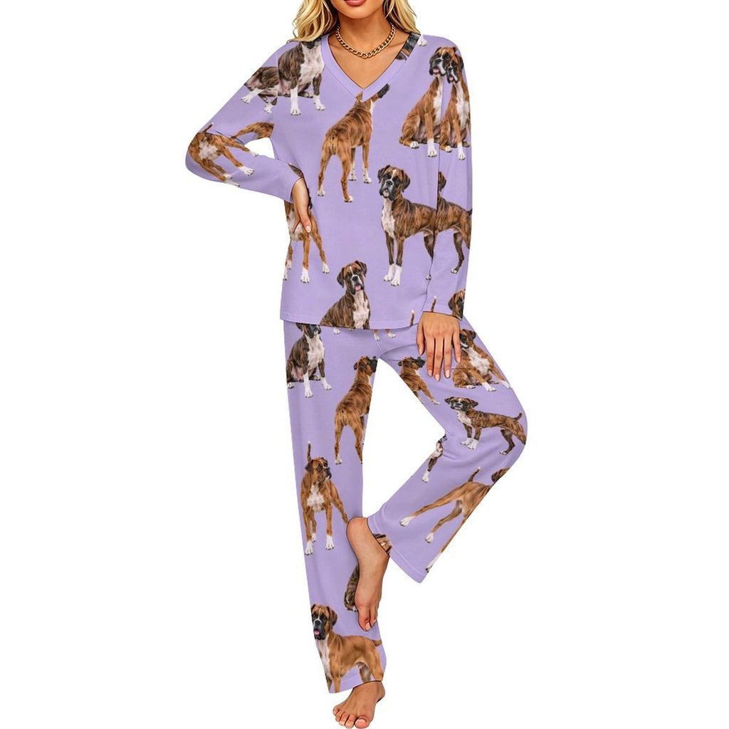 200gsm V-Neck Pajama Set(All-Over Printing)