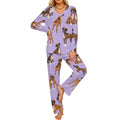 200gsm V-Neck Pajama Set(All-Over Printing)