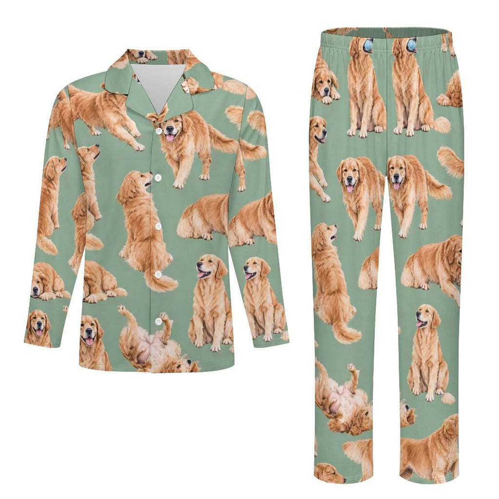 180gsm Long Sleeve Kid Pajama Set(All-Over Printing)