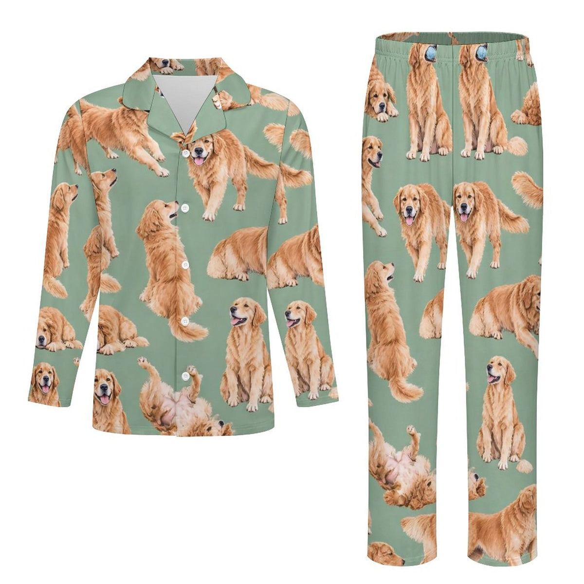 180gsm Long Sleeve Kid Pajama Set(All-Over Printing)