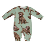 Dog Lover, Pet Owner, Cotton Long Sleeve Infant Bodysuit (All-Over Printing)